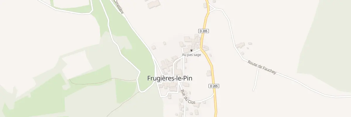 Plan du 12 Rue du Clos à Frugières-le-Pin