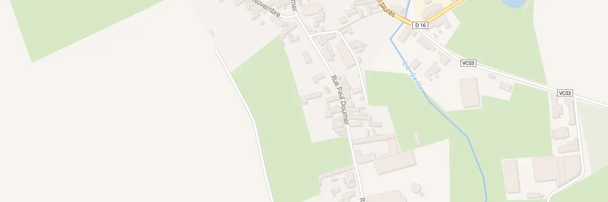Plan du 14 Rue Paul Doumer à Briastre