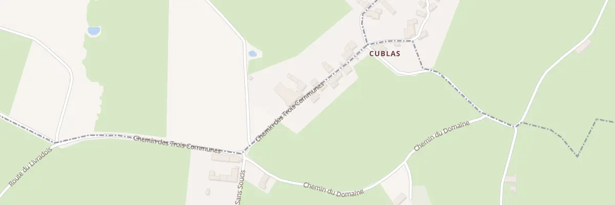 Plan du 5573 Cublas à Saint-Dier-d’Auvergne