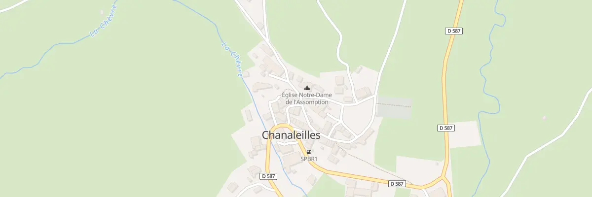 Plan du 5016 Le Bourg à Chanaleilles