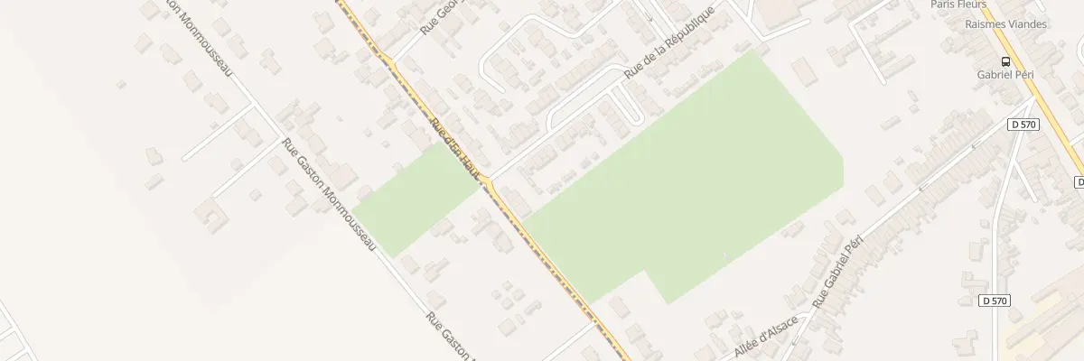 Plan du 55 Rue de la République à Raismes