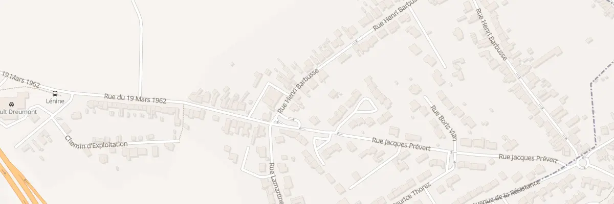Plan du 91 Rue Henri Barbusse à Petite-Forêt