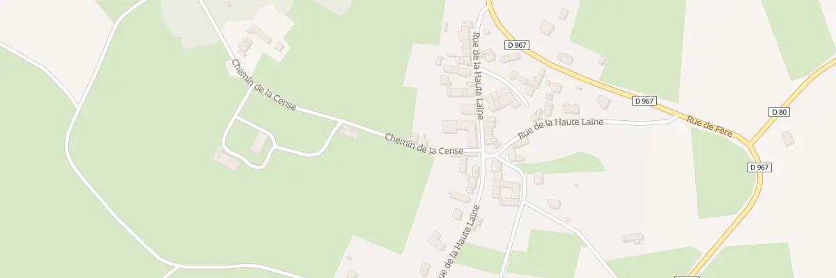 Plan du 2 Che de la Cense à Beuvardes