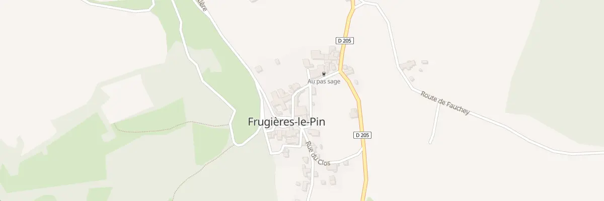 Plan du 3 Rue du Clos à Frugières-le-Pin
