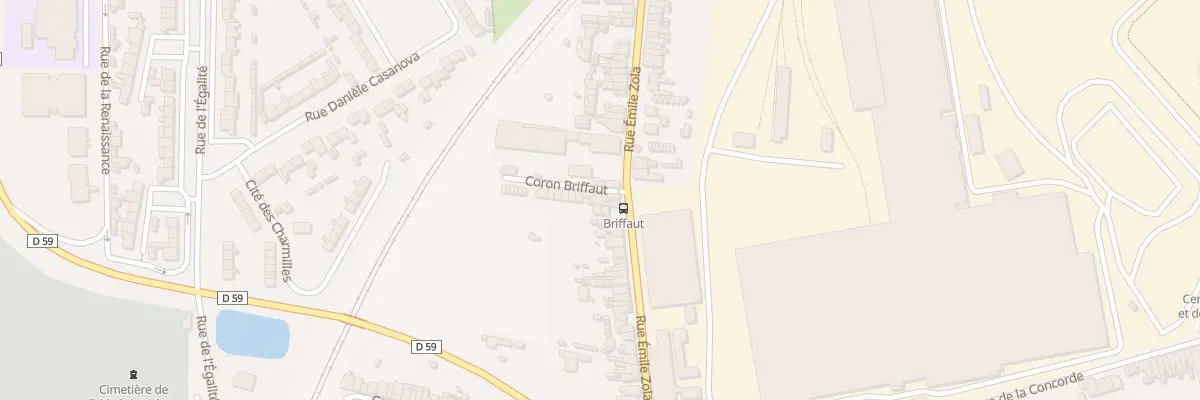 Plan du 69B Rue E Zola 69 Coron Briffaut à Trith-Saint-Léger