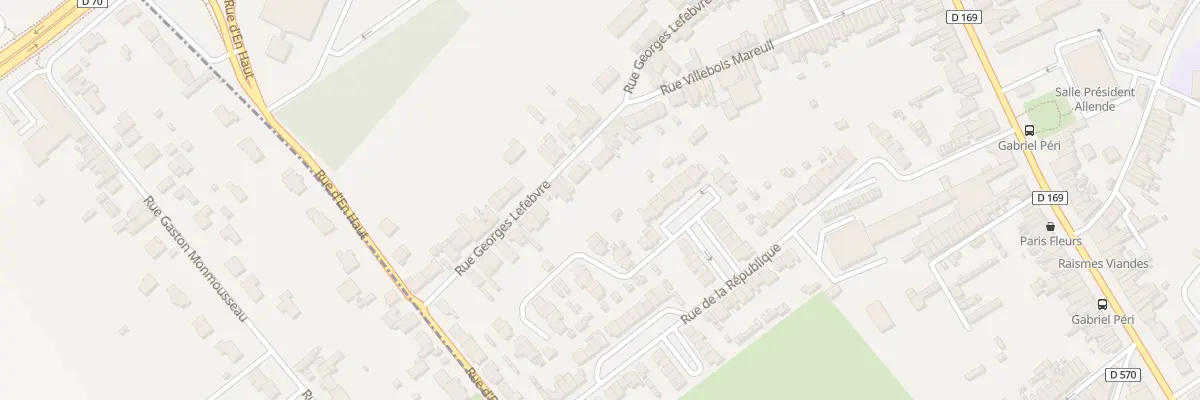 Plan du 39B Rue Georges Lefèbvre à Raismes