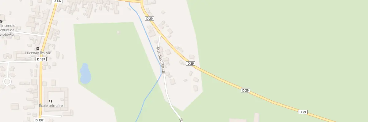 Plan du 6 Rue de la Croix Valence à Lucenay-lès-Aix