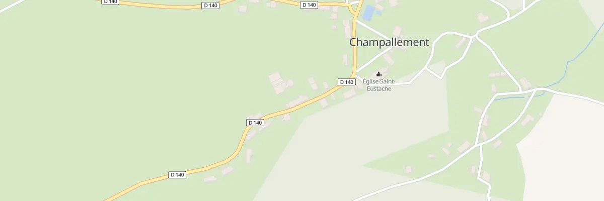 Plan du 29 Le Bourg à Champallement
