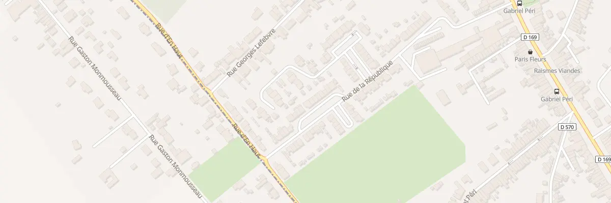 Plan du 76 Rue de la République à Raismes