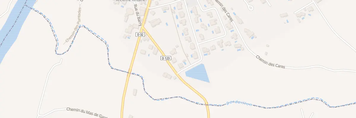 Plan du 5361 Rte du Dardaillon à Bélarga