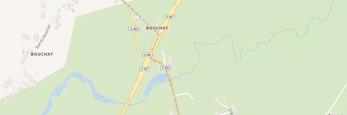 Plan du 14 Rte des Guittons à Bost