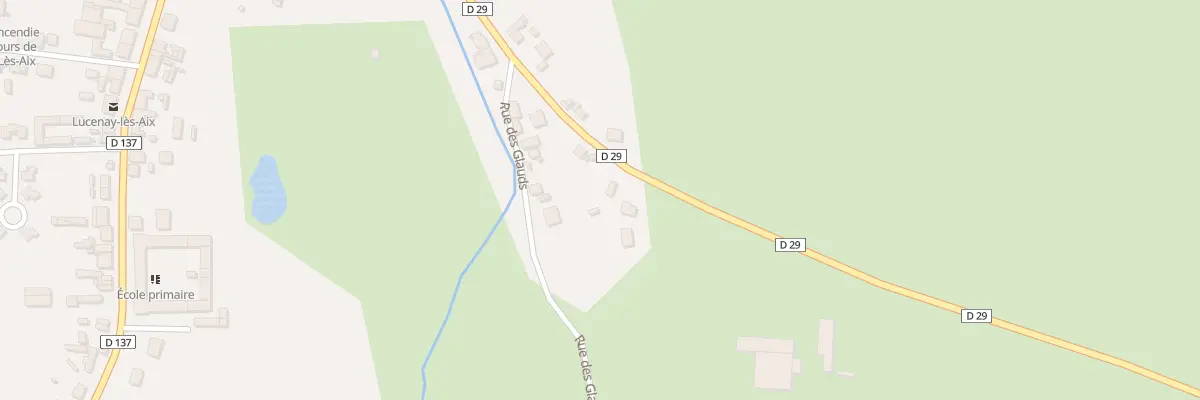 Plan du 8 Rue de la Croix Valence à Lucenay-lès-Aix