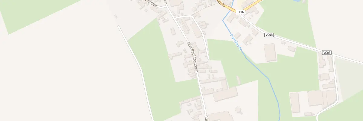 Plan du 18 Rue Paul Doumer à Briastre