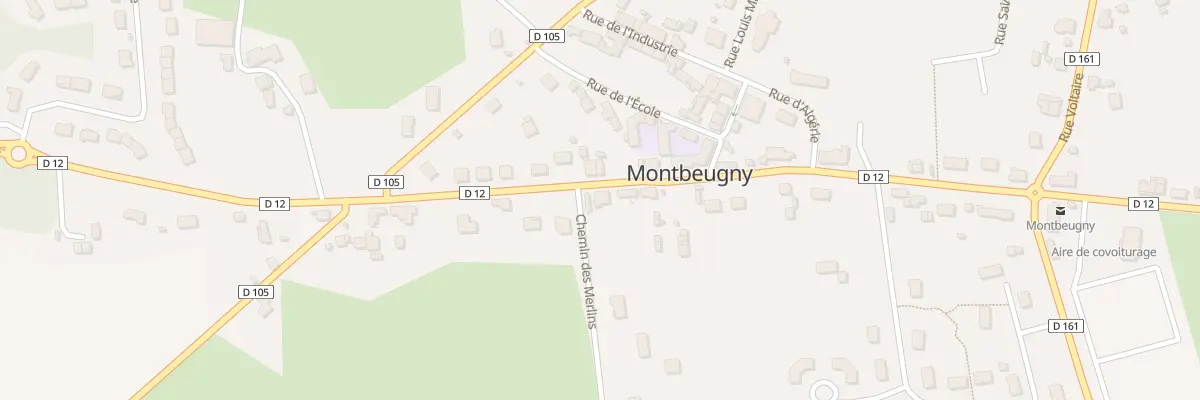 Plan du 5006 Rue de l’Agriculture à Montbeugny