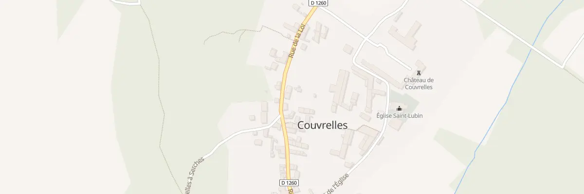 Plan du 8 Rue de la Loi à Couvrelles