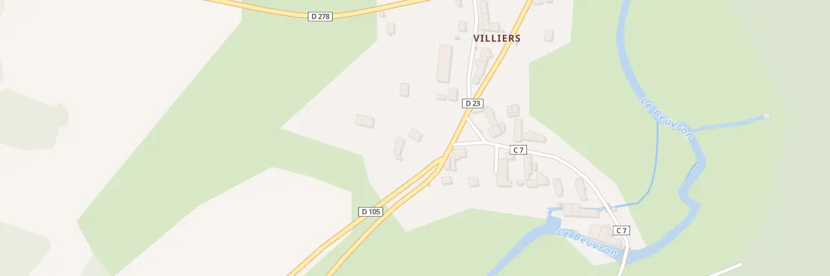 Plan du 2 Rte de Parigny à Beuvron