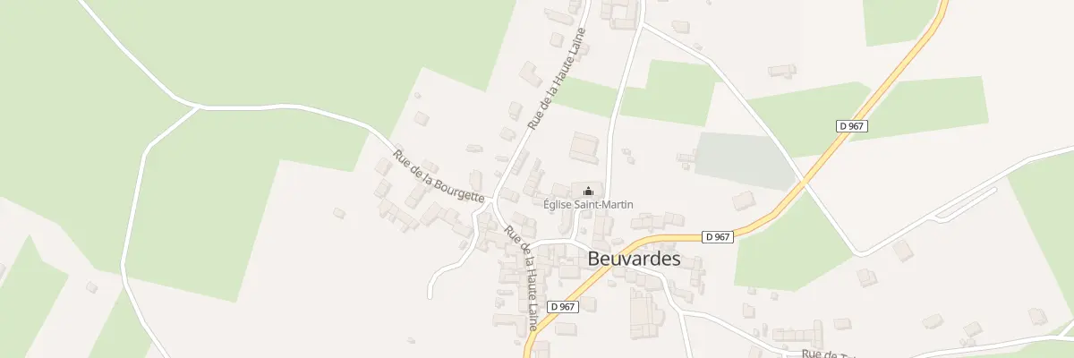 Plan du 14 Rue de la Haute Laine à Beuvardes