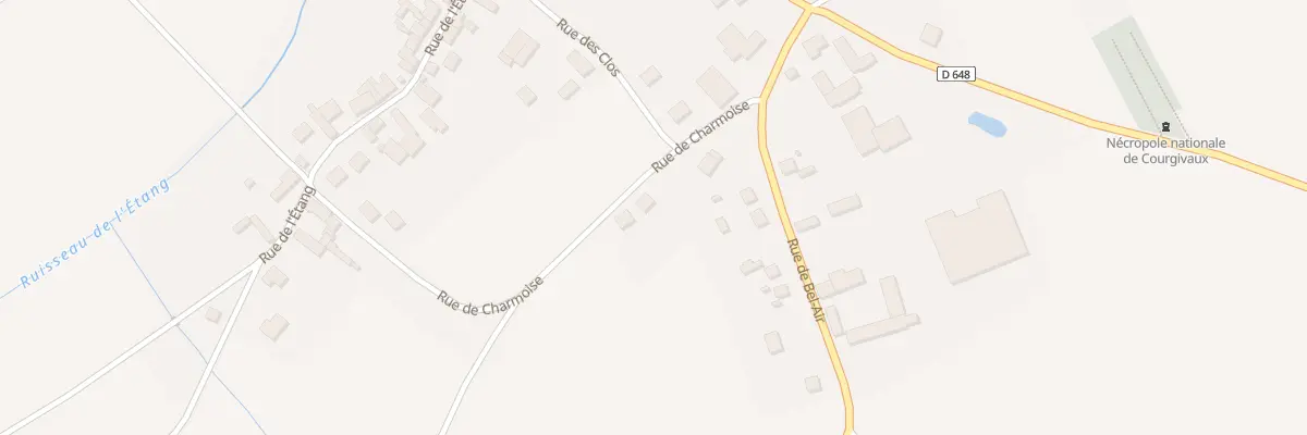 Plan du 28 Rue de Charmoise à Courgivaux