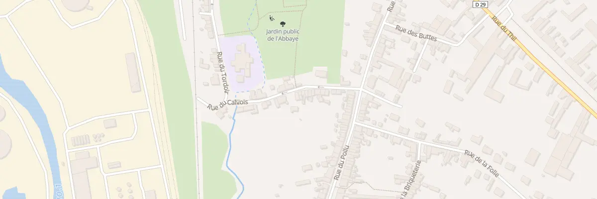Plan du 21 Rue du Calvois à Origny-Sainte-Benoite