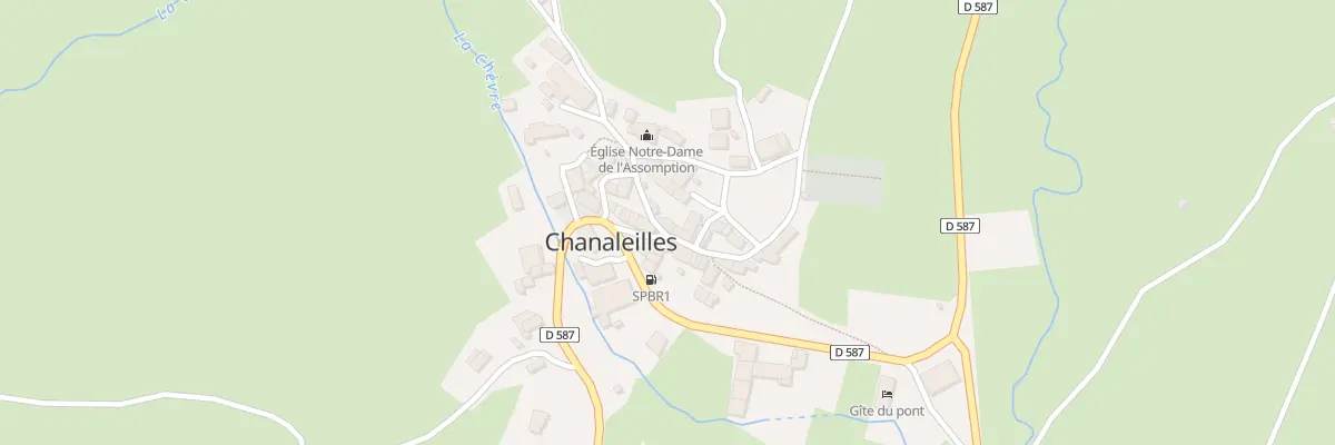 Plan du 5031 Le Bourg à Chanaleilles