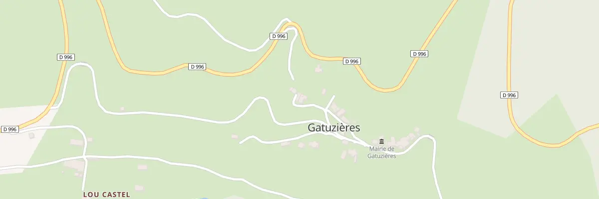 Plan du 5021 Gatuzières Village à Gatuzières