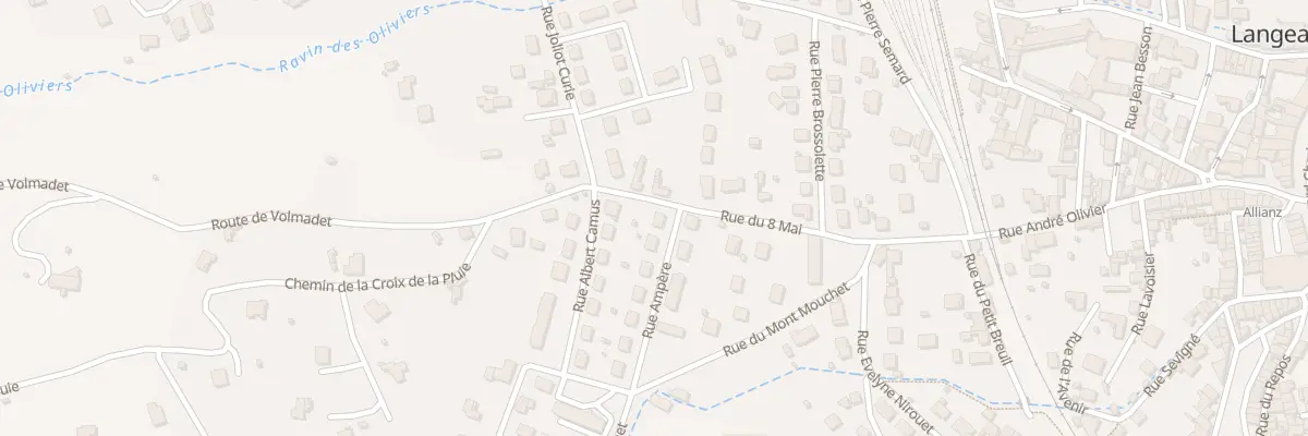 Plan du 13 Rue Ampère à Langeac