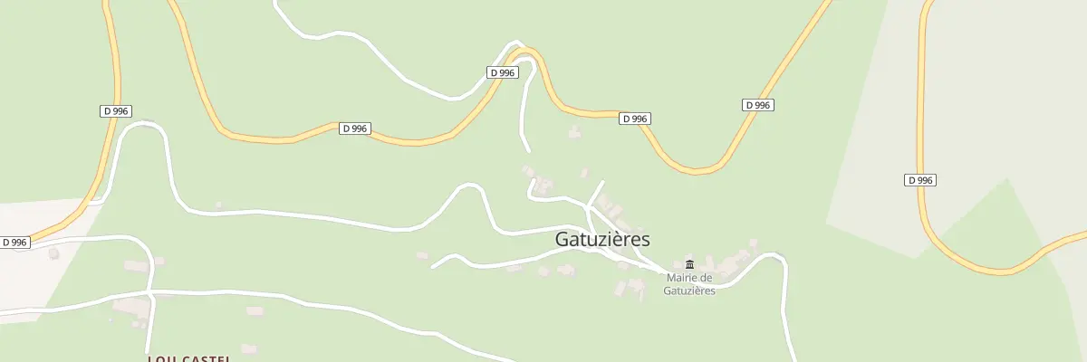 Plan du 5002 Gatuzières Village à Gatuzières