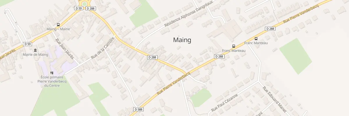 Plan du 49 Rue Alphonse Dangreaux à Maing