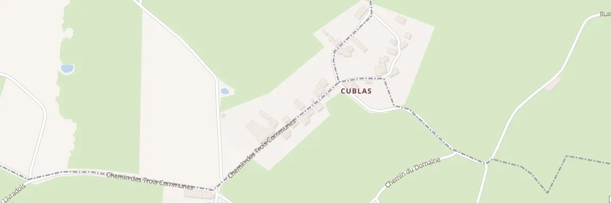 Plan du 5415 Cublas à Trézioux