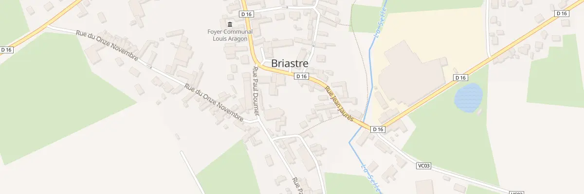 Plan du 6 Rue Jean Jaures à Briastre