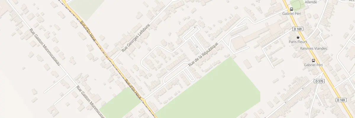 Plan du 66 Rue de la République à Raismes