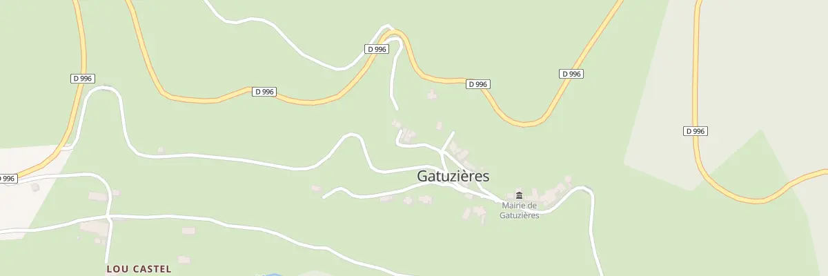 Plan du 5022 Gatuzières Village à Gatuzières
