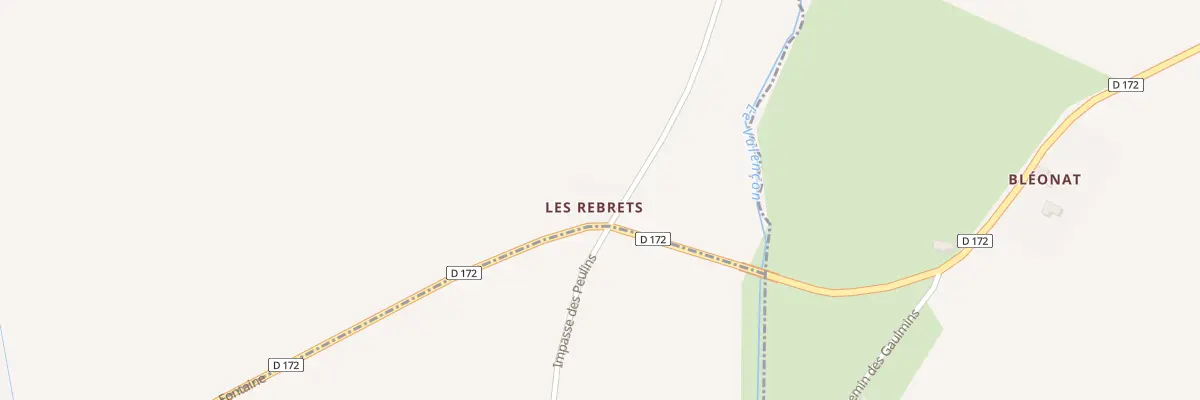 Plan du 2 Rte Départementale 172 à Boucé
