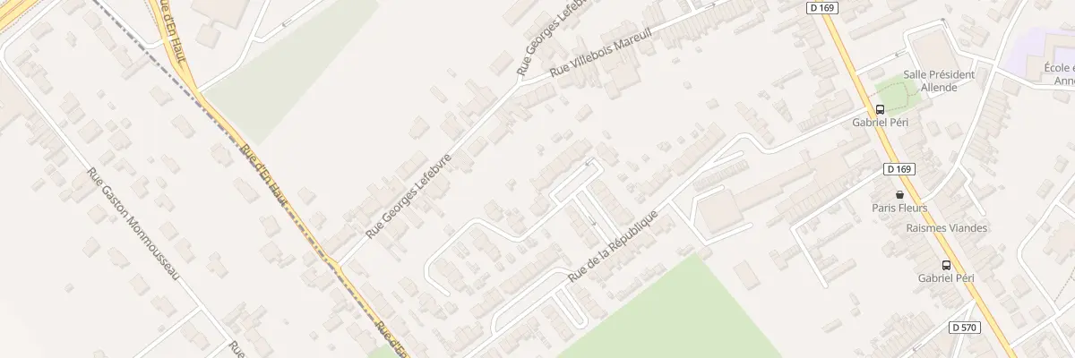 Plan du 23 Rue du 8 Mai 1945 à Raismes