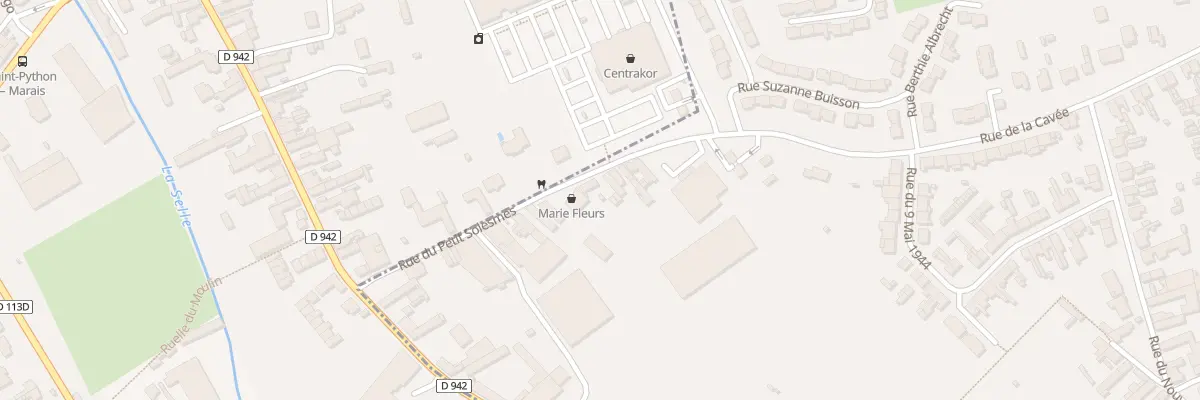Plan du 79 Rue de la Cavée à Solesmes