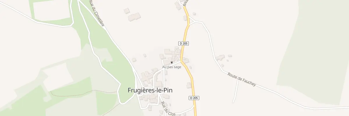 Plan du 5009 Le Bourg à Frugières-le-Pin