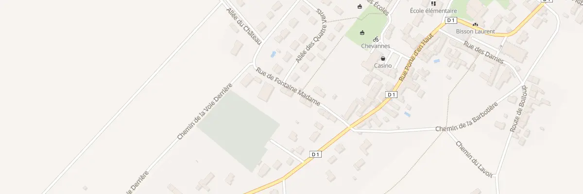Plan du 9 Rue Fontaine Madame à Chevannes