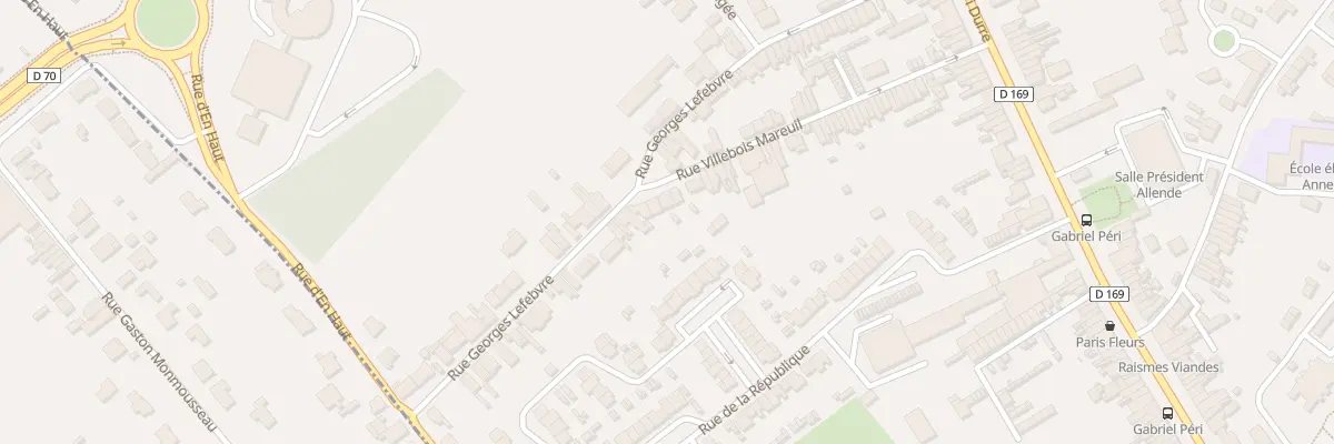 Plan du 59 Rue Villebois Mareuil à Raismes