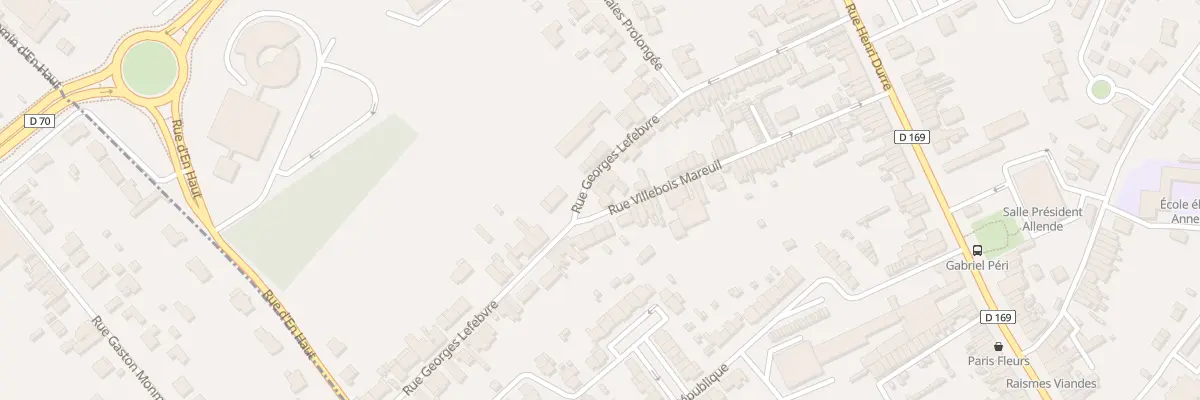 Plan du 14 Rue Villebois Mareuil à Raismes