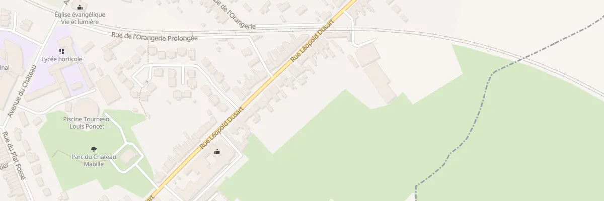 Plan du 404 Rue Leopold Dussart à Raismes