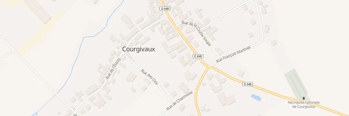 Plan du 26 Rue du Capitaine Vaillant à Courgivaux