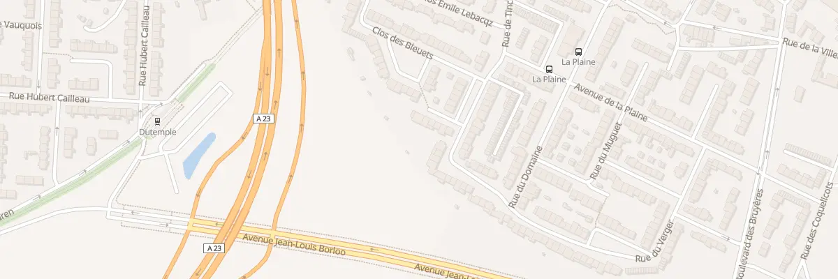 Plan du 101 Rue du Verger à Valenciennes