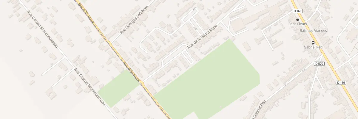 Plan du 39 Rue de la République à Raismes