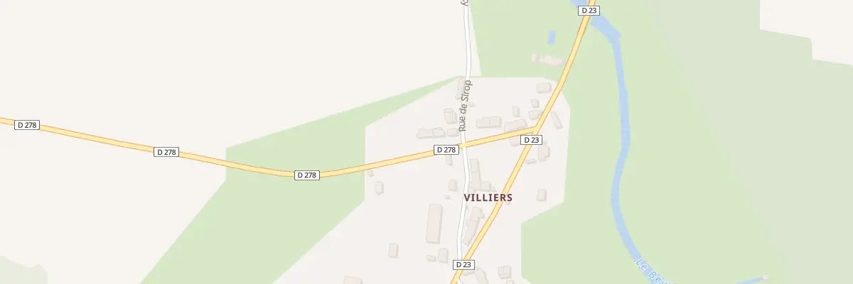 Plan du 14 Rte de Mhers à Beuvron