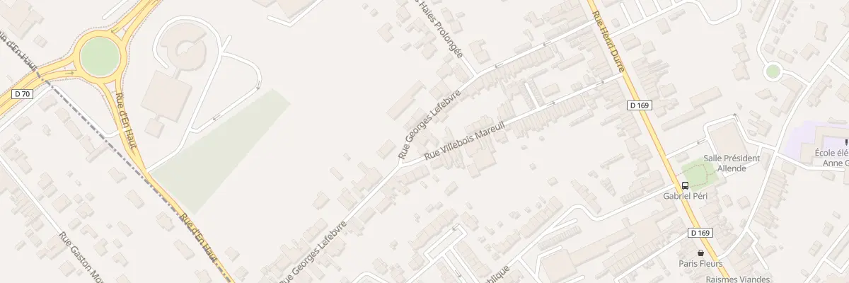 Plan du 35 Rue Georges Lefèbvre à Raismes