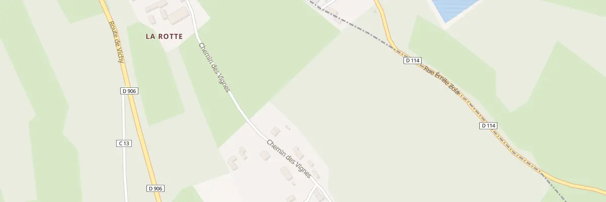 Plan du 24 Che des Vignes à Paslières