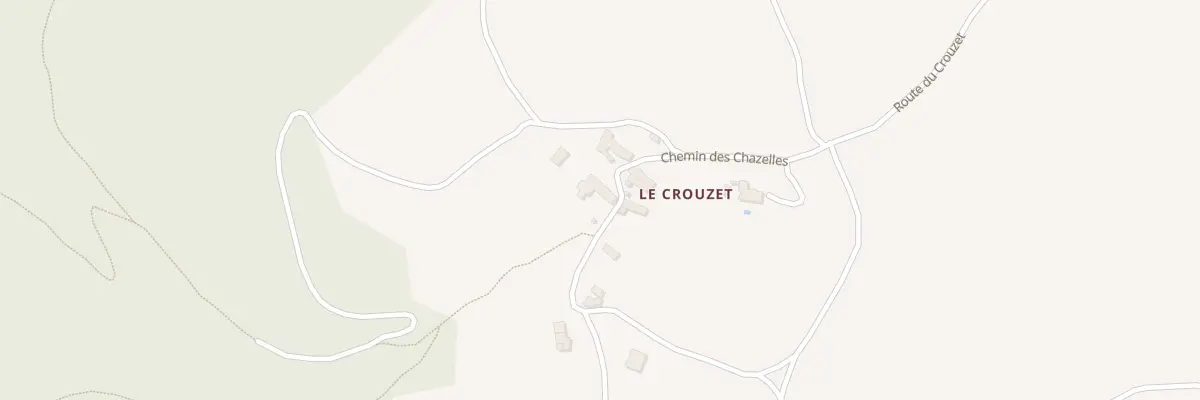 Plan du 5097 Le Crouzet à Chastel-Nouvel