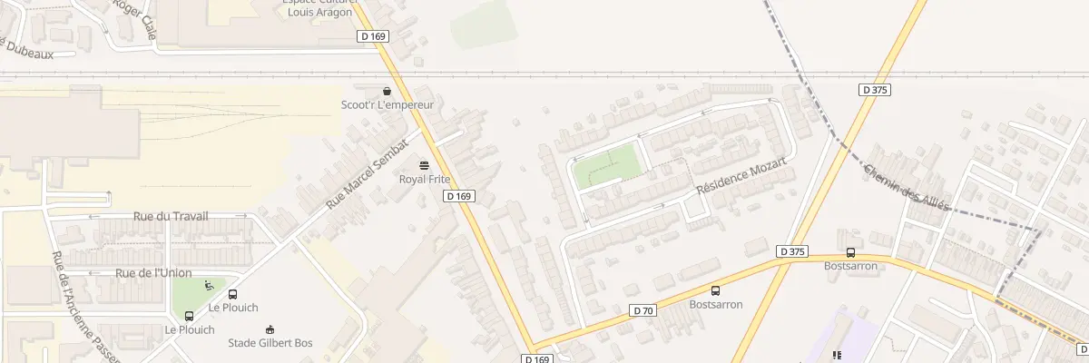 Plan du 95 Vc Residence Mozart à Raismes