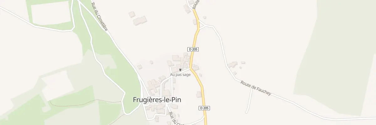 Plan du 5008 Le Bourg à Frugières-le-Pin