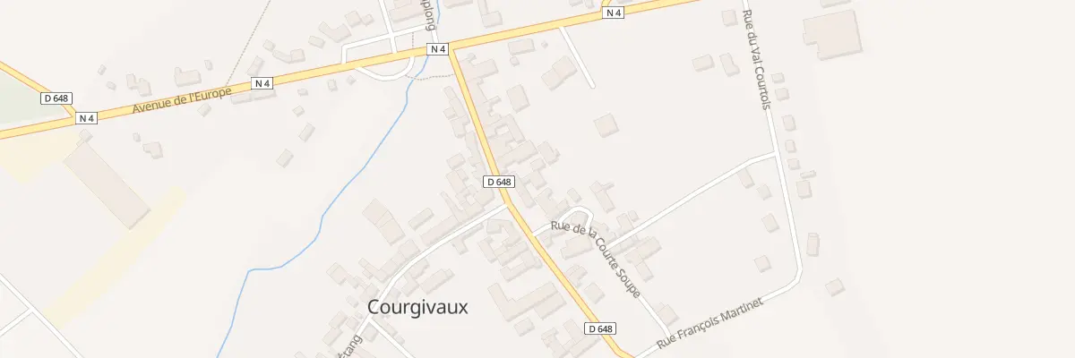 Plan du 15 Rue du Capitaine Vaillant à Courgivaux